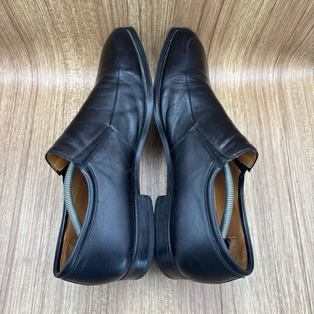 Magnanni Dominguez Slip-On Black Leather 13‎ D Style#12655  Shoes